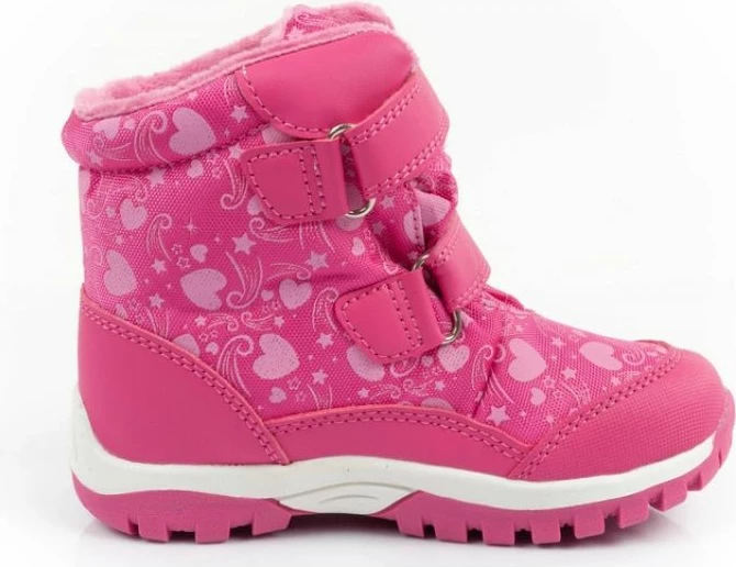 Zimski škornji za otroke Inny, rožnati Zimski škornji za otroke Inny, rožnati