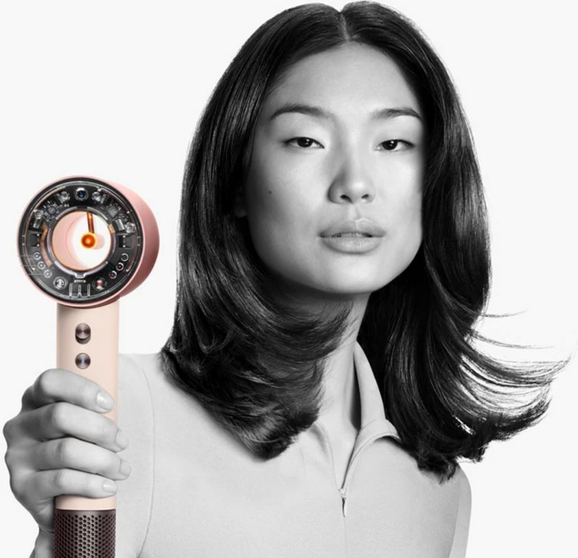 Sušilnik za lase Supersonic Nural, Dyson, pastelno roza/rožnato zlata