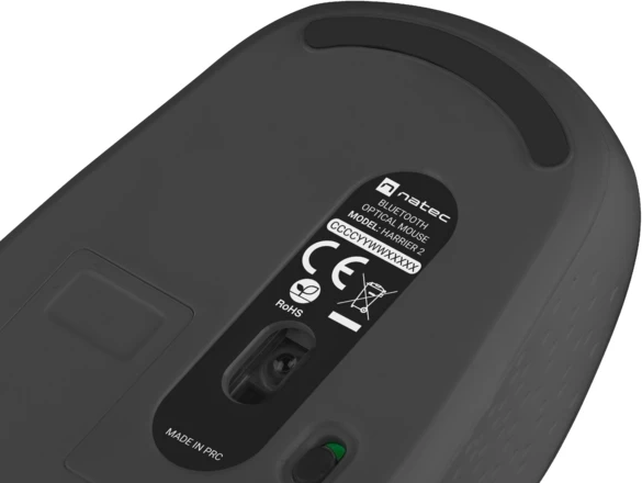 Brezžična miška Natec Harrier 2, 1600 DPI, BT 5.1