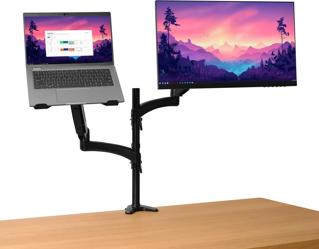 Držalo za mizo za do dva zaslona, 81,3 cm (32"), črno Trust Mara