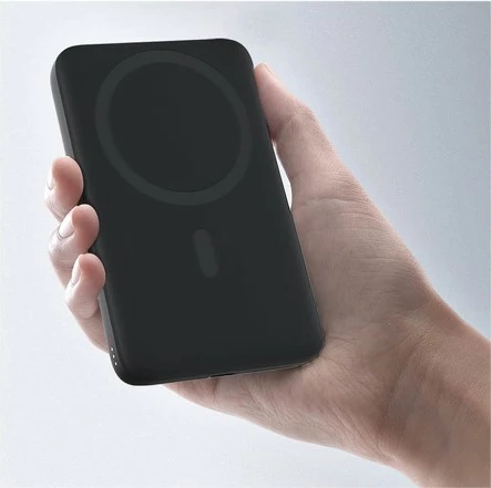 Power bank, 6700 mAh, 20 W, LED, USB-C, črn, AUKEY PB-MS01 MagSafe