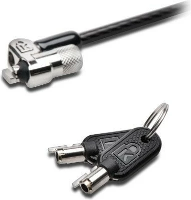 Varnostni kabel Kensington MicroSaver 2.0 z ključem, 1,8 m, črn