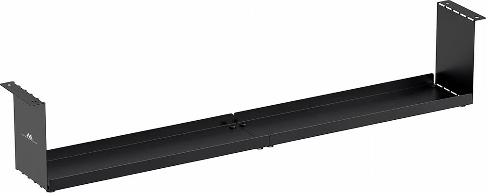 Organizator kablov pod pisalno mizo Maclean MC-107 B, jeklo, črn