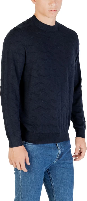 Pletenine Armani Exchange, moški, modra