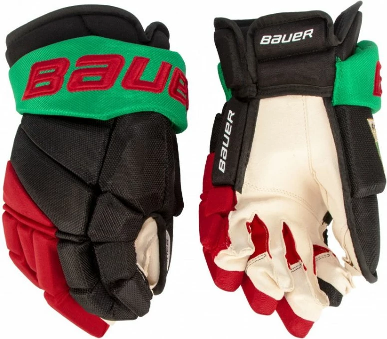 Hokejske rokavice Bauer Team Vapor Pro, črne, moške