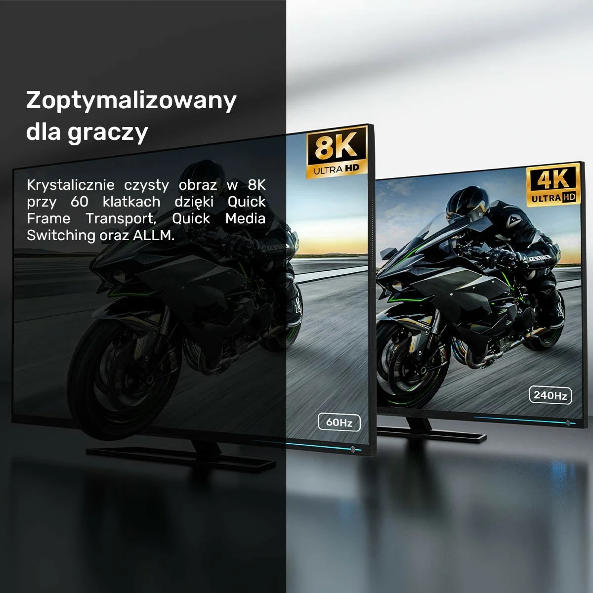 HDMI kabel 2.1 LUX, Unitek, 1,5 m, 8K, črno-siv