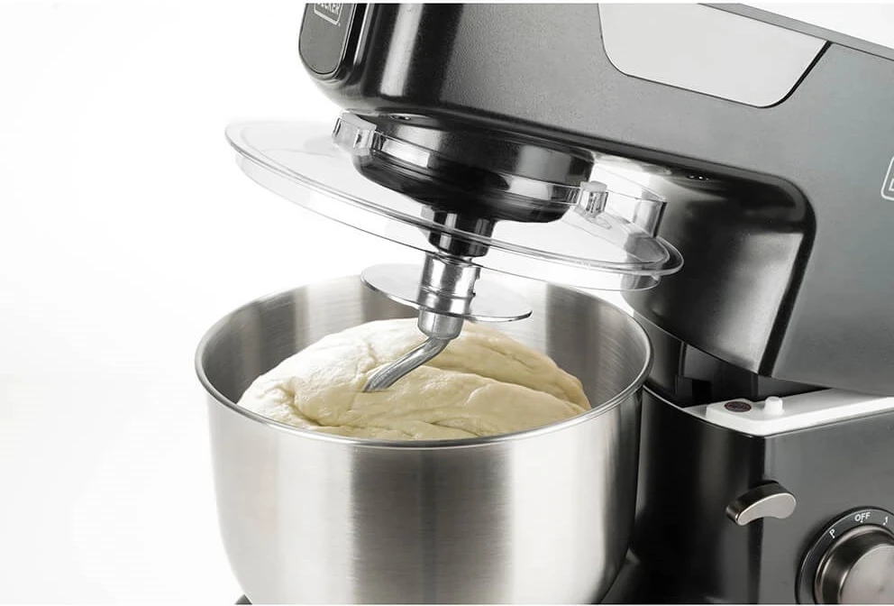 Procesor za hrano planetarni, BLACK+DECKER BXKM1000E, črn