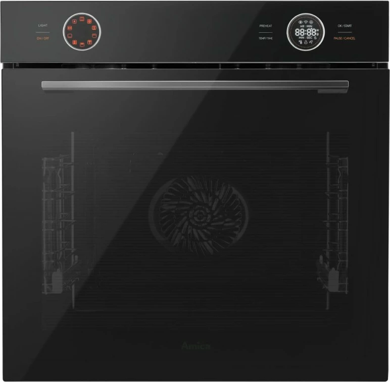 Pečica 72 L, kataliza/para, AirFry, črna — Amica ED6769BA+ S-TYPE