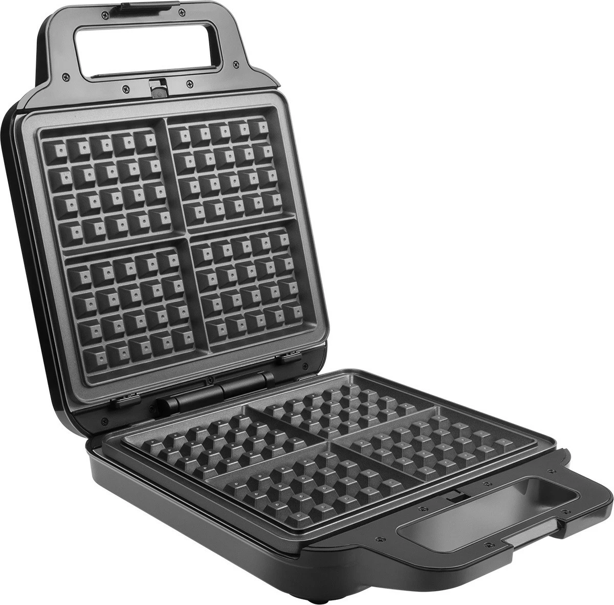 Toster 3-v-1 Concept SV3080, 1200 W, zamenljive XXL plošče, črn/nerjaveče jeklo