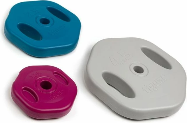 Set uteži za vadbo Tiguar, večbarven