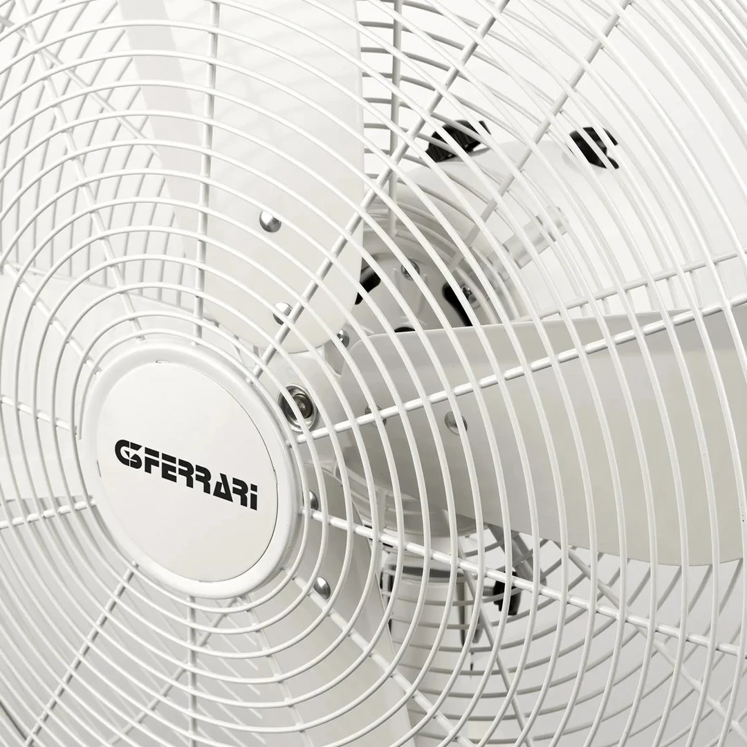 Ventilator talnega tipa G3FERRARI G50054, mehaničen, 40 cm, bel