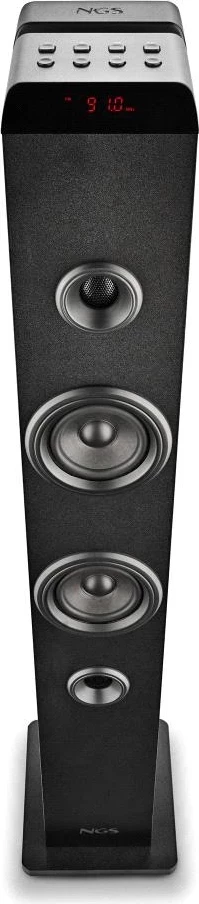Altoparlant v stolpu, NGS Sky Charm Pro, 50 W, Bluetooth, USB, FM radio, AUX, črn