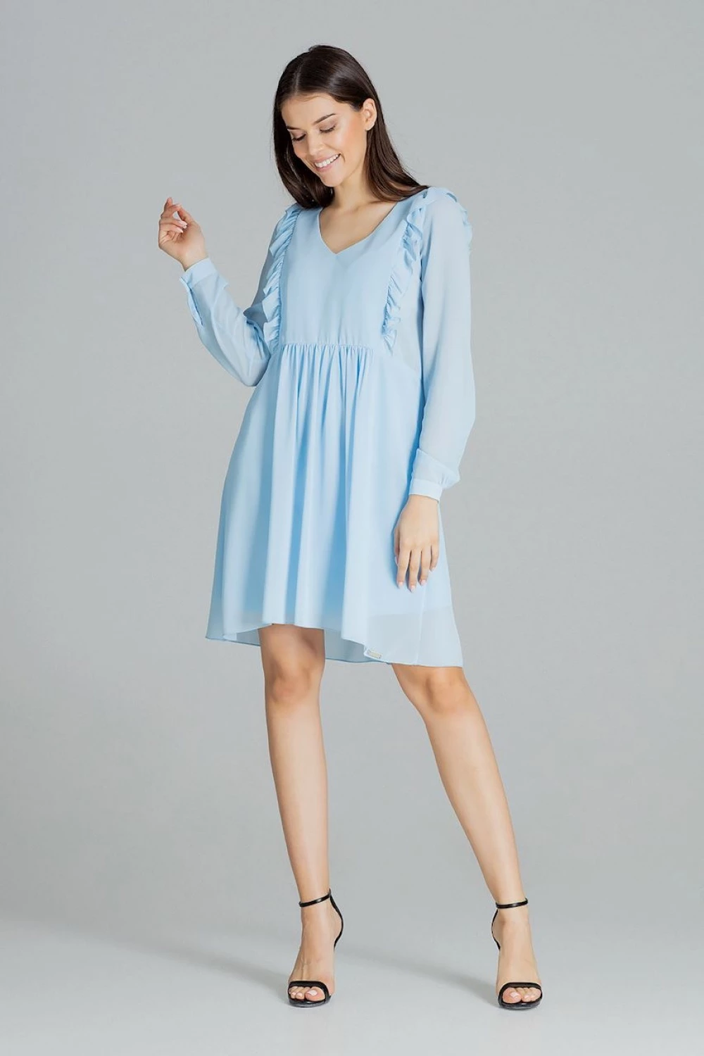 Elegant obleka Lenitif 143900, modra