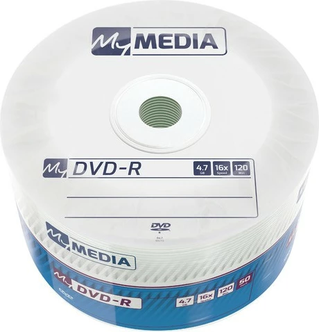 DVD-R 4,7 GB, 16x, 50 kosov, spindel, Verbatim My Media