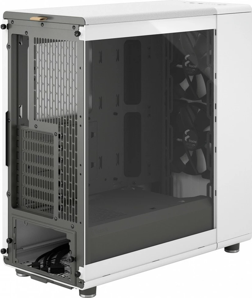Računalniško ohišje Fractal Design North Chalk White TG Clear Tint, ATX, kaljeno steklo, belo
