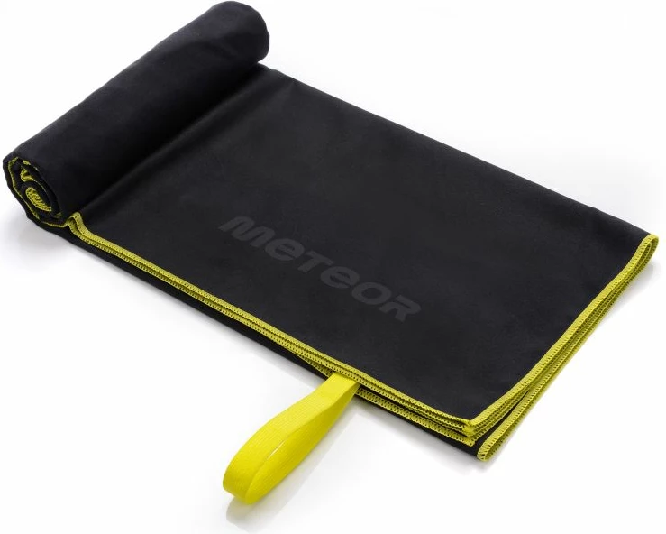 Mikrovlaken brisača Meteor, 50 x 90 cm, črna