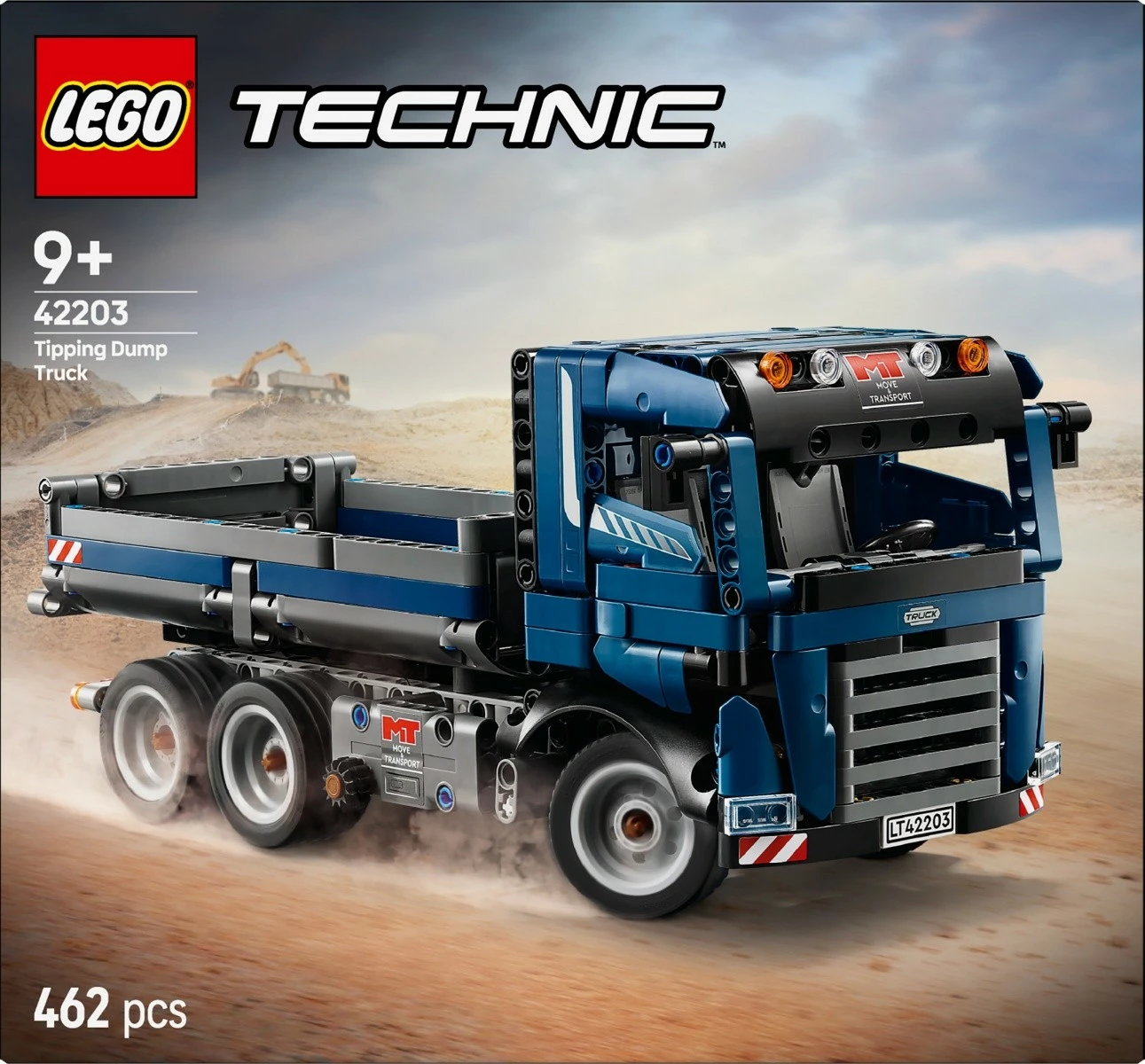 Nakladalni tovornjak LEGO Technic Tipper Truck 42203, 462 kosov, moder