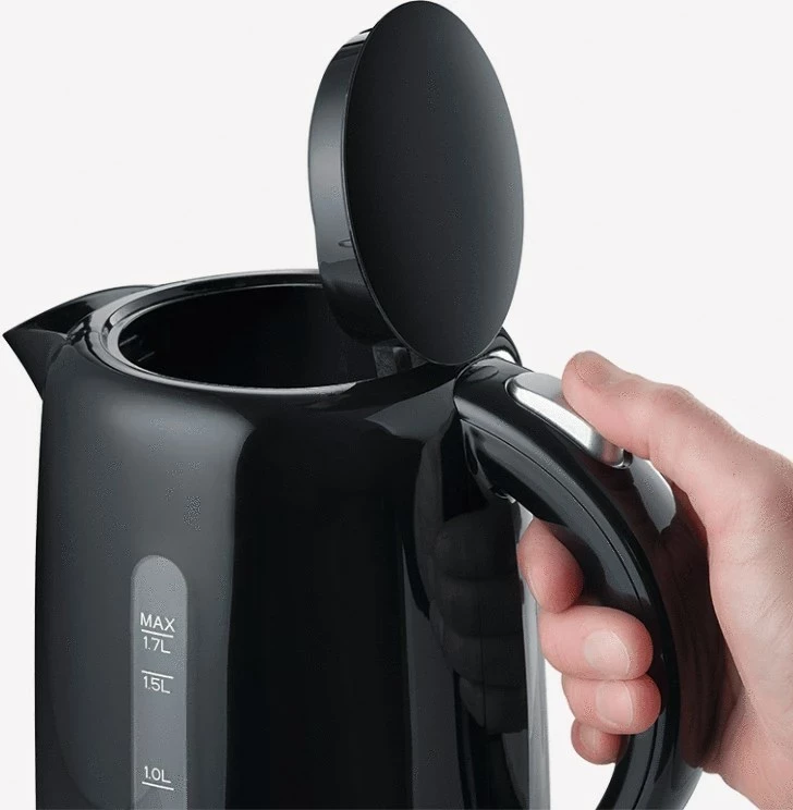 Električni grelnik vode 1,7 L 2200 W, črn Severin WK 4322 Električni grelnik vode 1,7 L 2200 W, črn Severin WK 4322