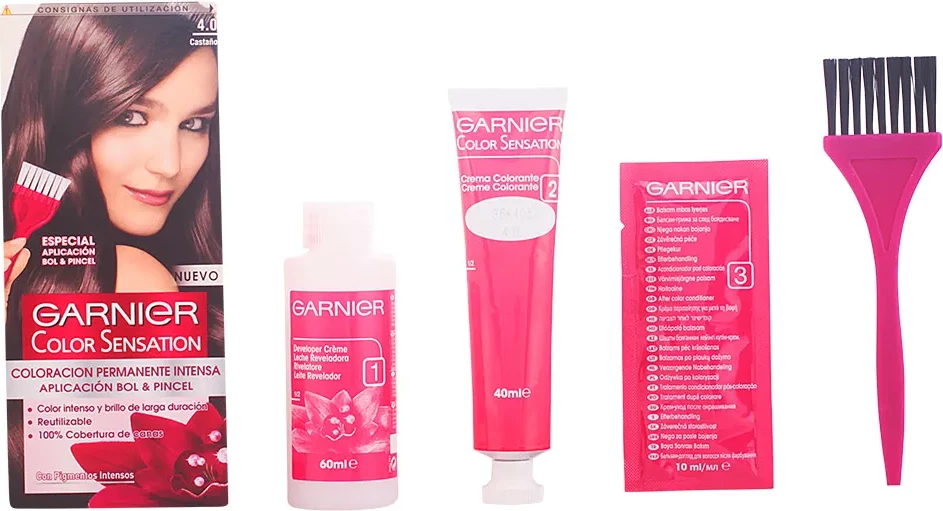 Barva za lase Garnier Color Sensation 4 Brown, rjava (unisex)