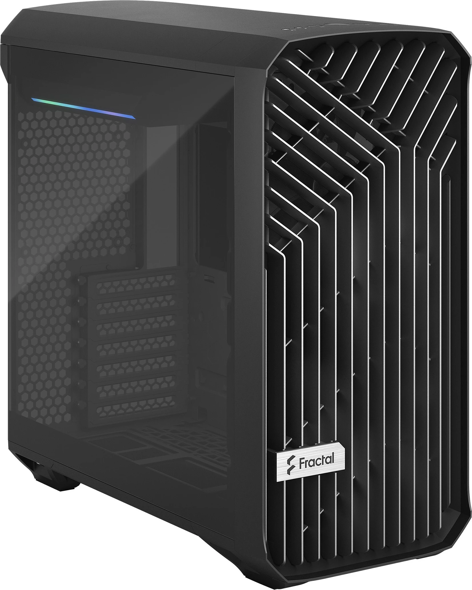 Kompaktno ohišje Fractal Design Torrent Compact, Tower, ATX/EATX/micro ATX/Mini-ITX, kaljeno steklo, črno