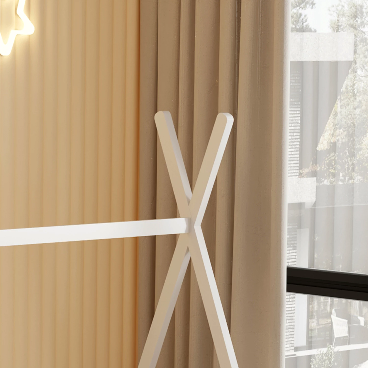 Postelja za otroke MUNK FH681.03 t.MONTESSORI iz masivnega borovega lesa v beli barvi za vzmetnico 190x90 cm