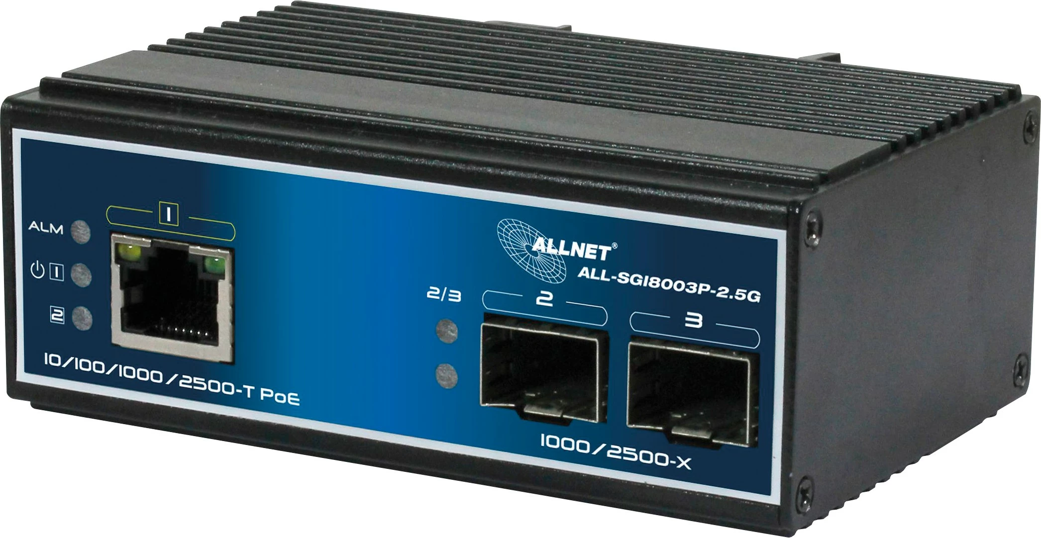 Industrijski switch ALLNET ALL-SGI8003P-2.5G, PoE