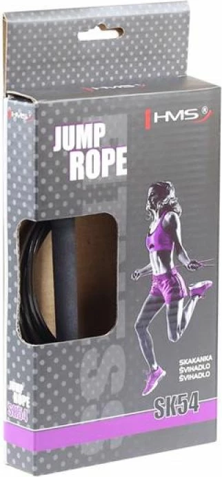Hitra preskakovalna vrv HMS SK54, črna / srebrna