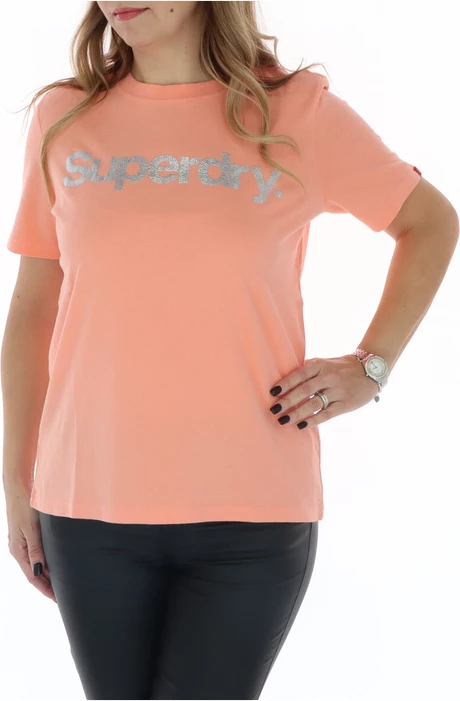 Majica Superdry za ženske, rožnata