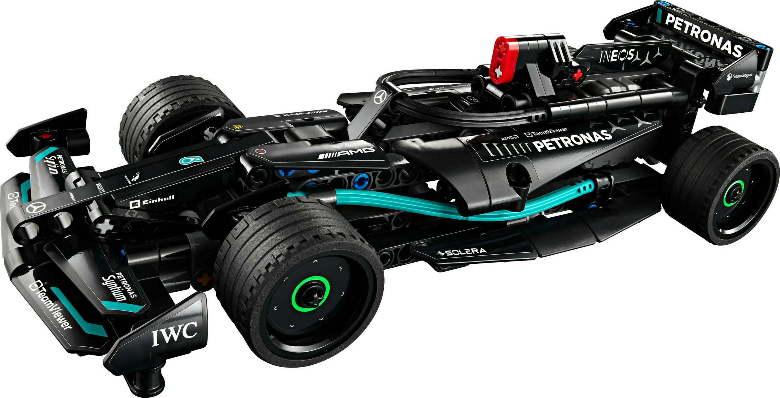 Model dirkalnika Mercedes-AMG F1 W14 E Performance, set LEGO Technic, 240 delov, večbarven