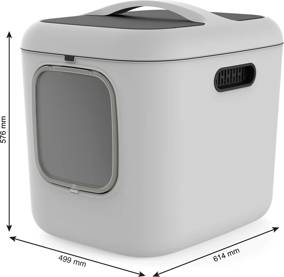 Kanta za mačje iztrebke Rotho Biala XL, bela