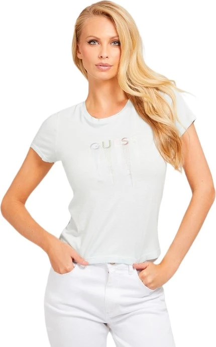 Majica Guess, ženska, zelena