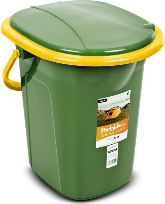 Prenosni straniščni lonec GreenBlue GB320GO, zeleno-oranžen