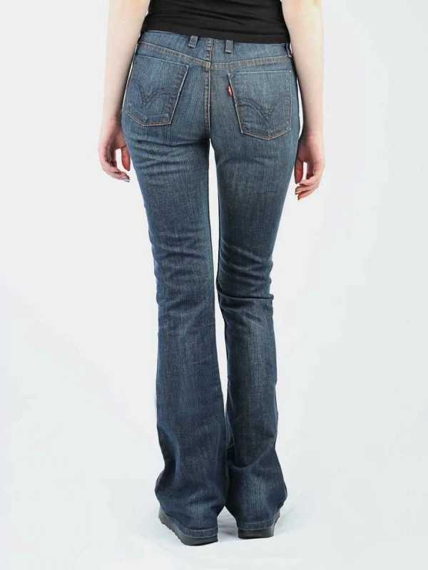 Jeans z nizkim pasom in širokimi hlačnicami Levi's, modri