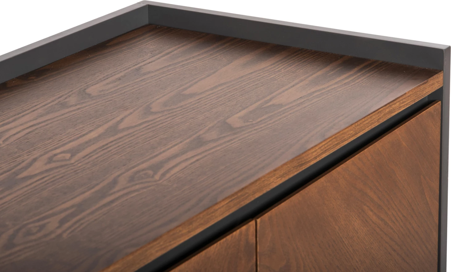 Bife BEEN FH9740 MDF v orehovem in temno sivem furnirju 170x43x83H cm