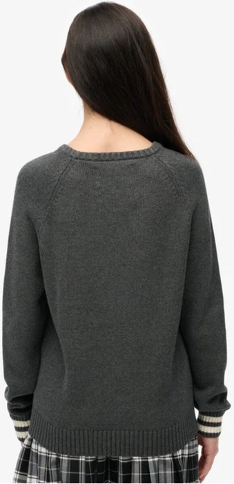 Ženski pulover Superdry, siv