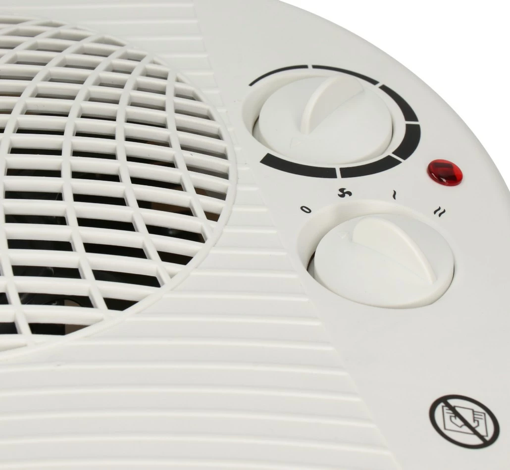 Grelec z ventilatorjem, 2000 W, PRIME3 SFH21, 3 načini, termostat, zaščita pred pregrevanjem, bel/črn