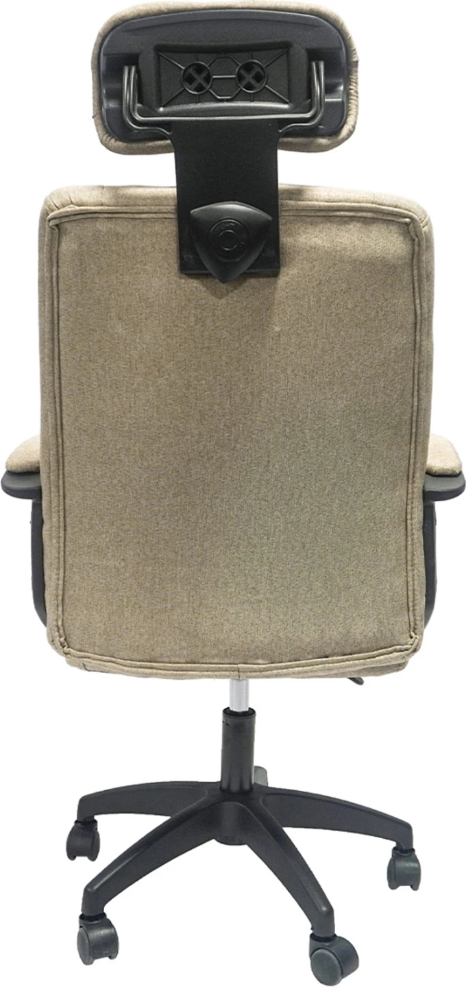 Pisarniški stol NIMBLE FH1199.13 iz tkanine v barvi kaki - črn najlonski okvir in podstavek 51x61x130H cm