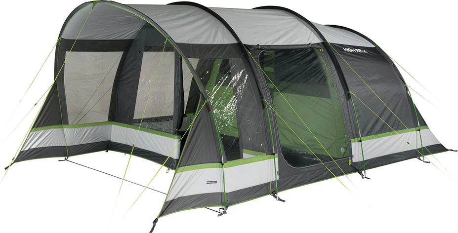 Šotor za kampiranje za turizem, sivo-zelene barve High Peak