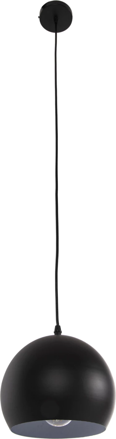 Stropna viseča svetilka FH4107 črna kovinska kapa 19x19x115Hcm