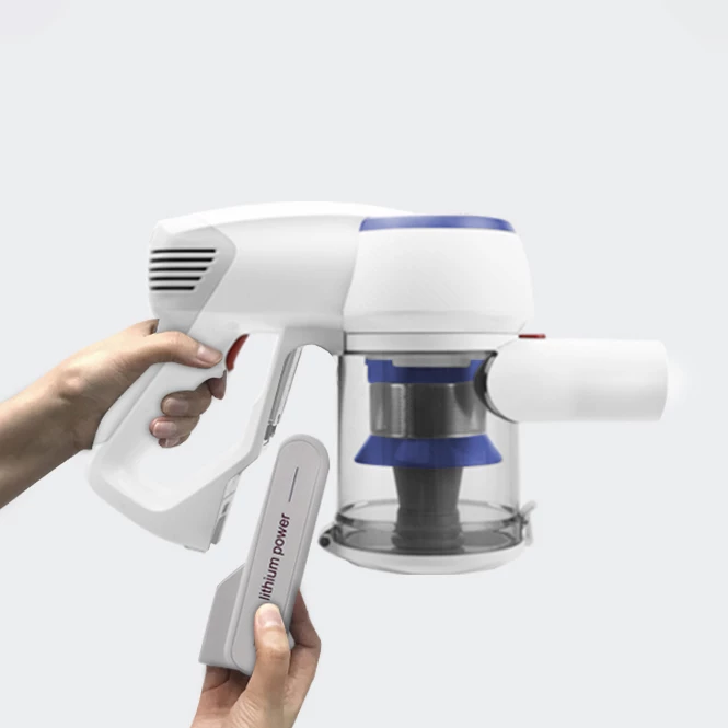 Brezžični sesalnik JIMMY JV53 Lite, 425 W, bel/moder