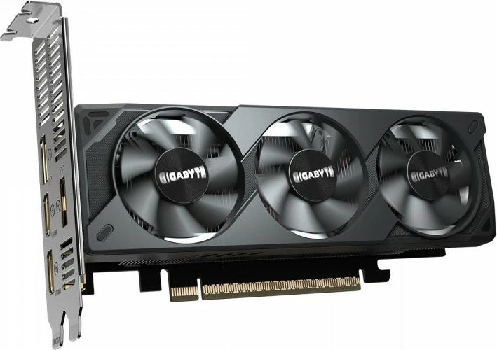 Grafična kartica Gigabyte GeForce RTX 5050 Low Profile OC, 8GB GDDR6, 128-bit, 3 ventilatorji Grafična kartica Gigabyte GeForce RTX 5050 Low Profile OC, 8GB GDDR6, 128-bit, 3 ventilatorji