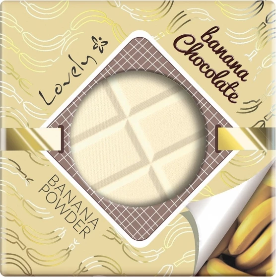 Puder za obraz Banana Chocolate Powder, Lovely, 9 g