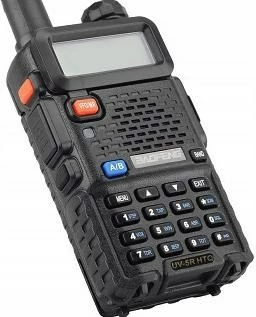 Walkie-talkie BAOFENG UV-5R HTQ, USB-C, črn