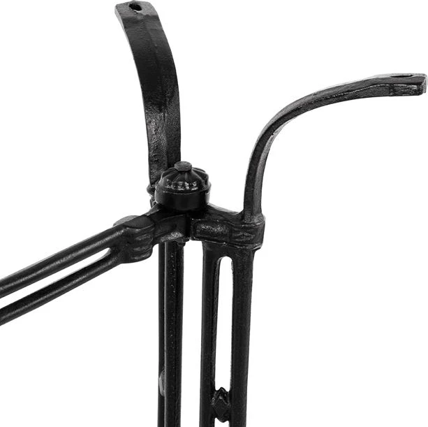 Osnova iz litega železa 2 stolpca FH465 črna barva 78x50