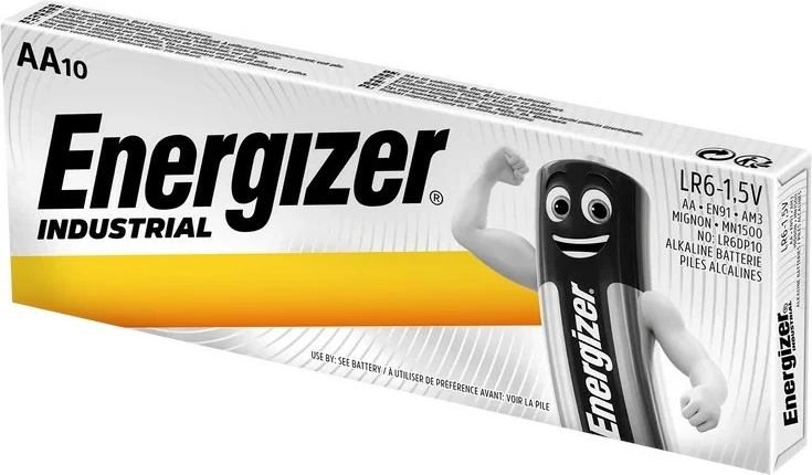Industrijske baterije Energizer LR6 AA, 1,5 V, 10 kosov