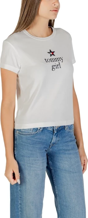 Majica Tommy Hilfiger Jeans, ženska, bela
