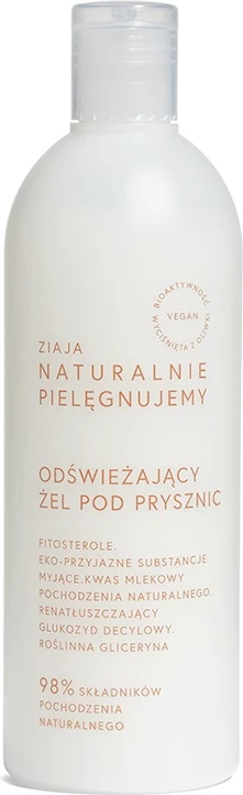 Osvežujoč gel za tuširanje Ziaja Naturally We Care, 400 ml