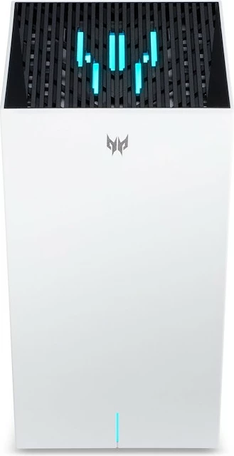 Mesh usmerjevalnik Wi‑Fi 7 tri‑pasen, Acer Predator Connect T7, bel