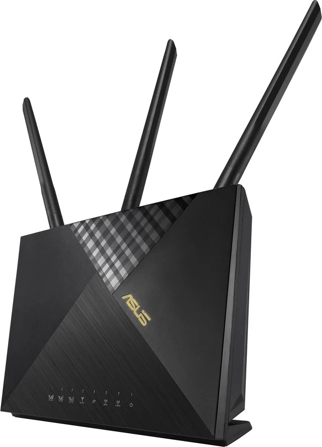 Router ASUS 4G-AX56, Wi-Fi 6, dvopasovni, črn
