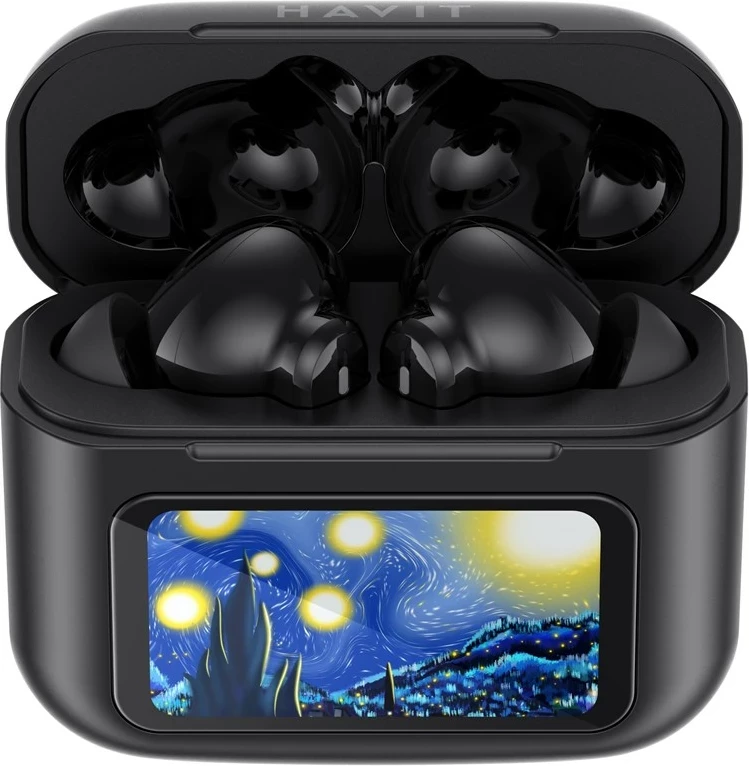 Brezžične slušalke za glasbo in klice HAVIT TW956, TWS, črne